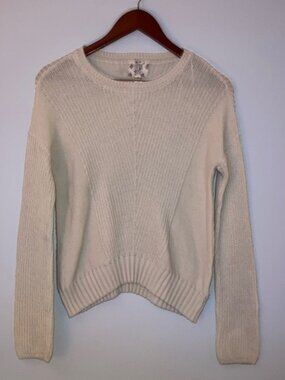 Hippie Rose Cream Colored Knit Sweater Size Medium